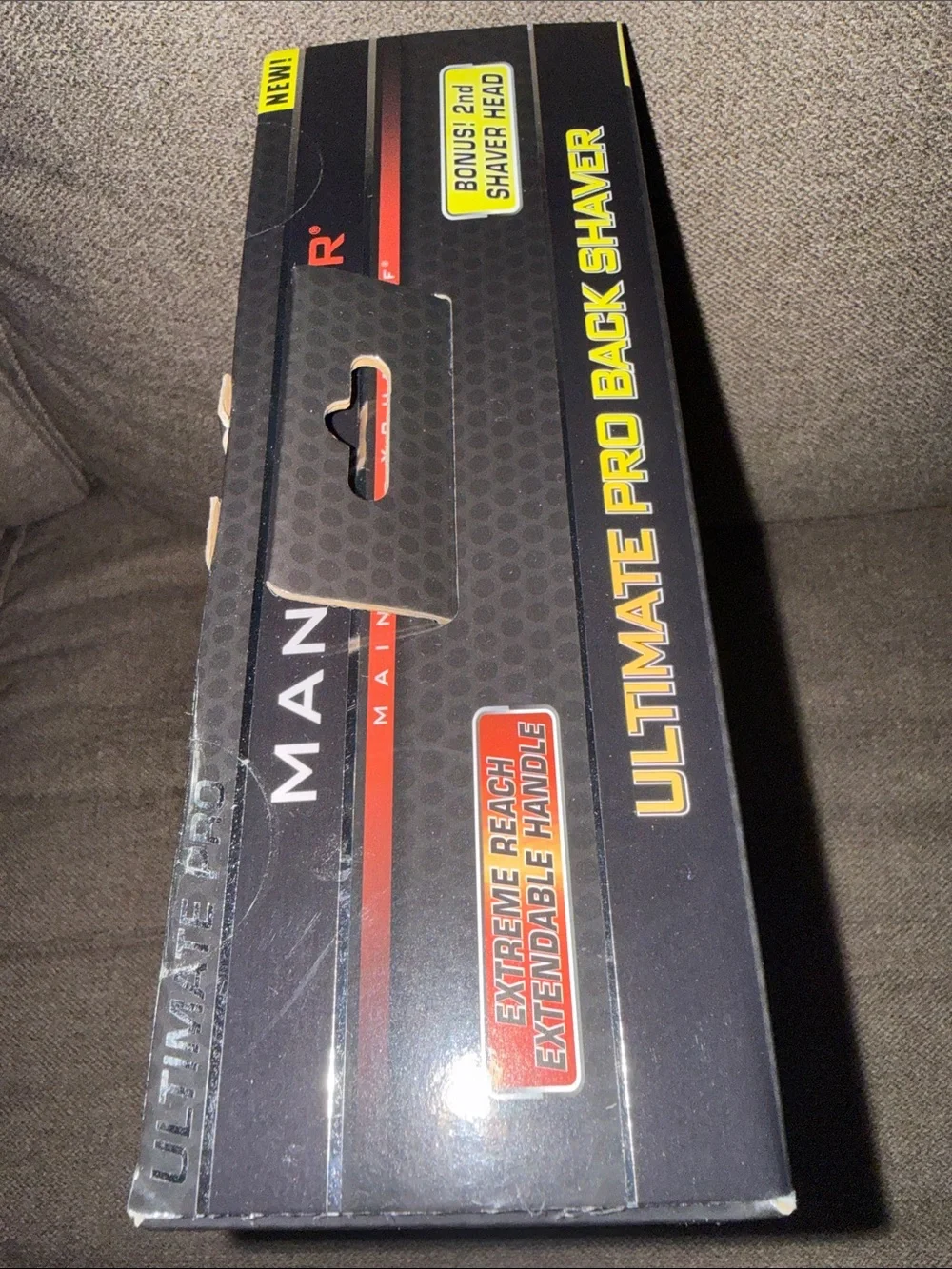 MANGROOMER Ultimate Max Back Shaver Hair Clippers Groomer WITH 2 Heads Included